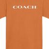 Coach SS22 Front Logo Letter Print Round Neck Short Sleeve T-Shirt Men Tops Orange C9693-BTR