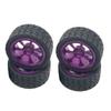 4pcs/set RC Car Tires Wheel Rims Set for WLTOYS 144001 RC Crawler Car DIY Modification Replacement