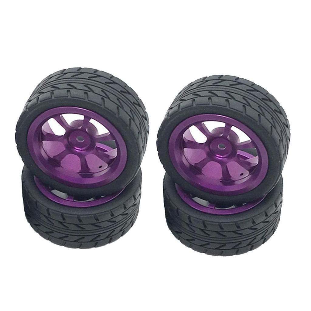 4pcs/set RC Car Tires Wheel Rims Set for WLTOYS 144001 RC Crawler Car DIY Modification Replacement