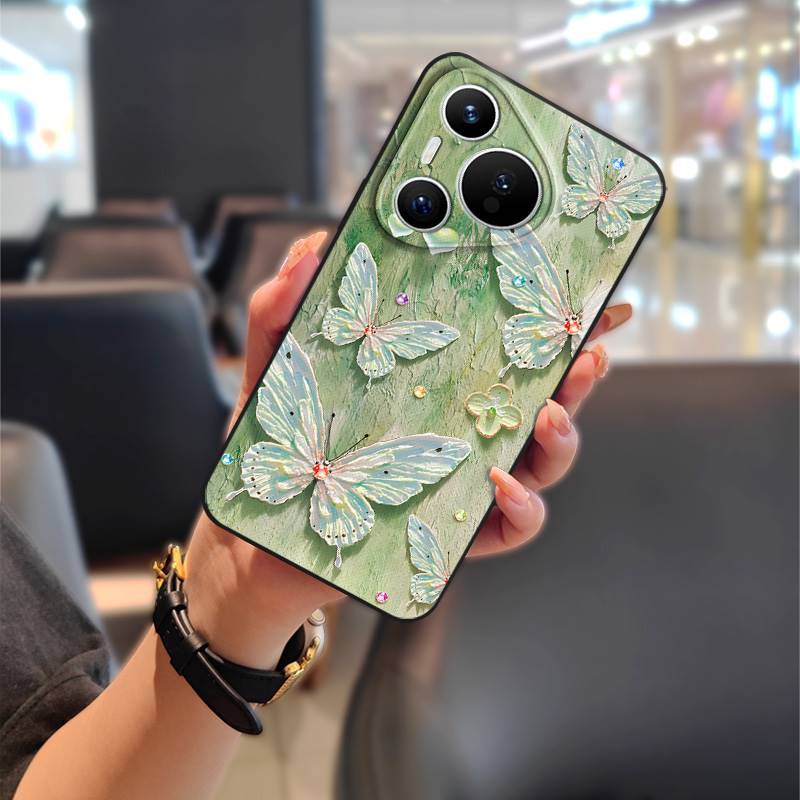 

Прочный водонепроницаемый чехол для телефона Huawei P70 Pro/Pura 70 Pro+ мультяшный грязеотталкивающий защитный чехол для телефона цветок ТПУ Huawei P70 Pro/Pura 70 Pr