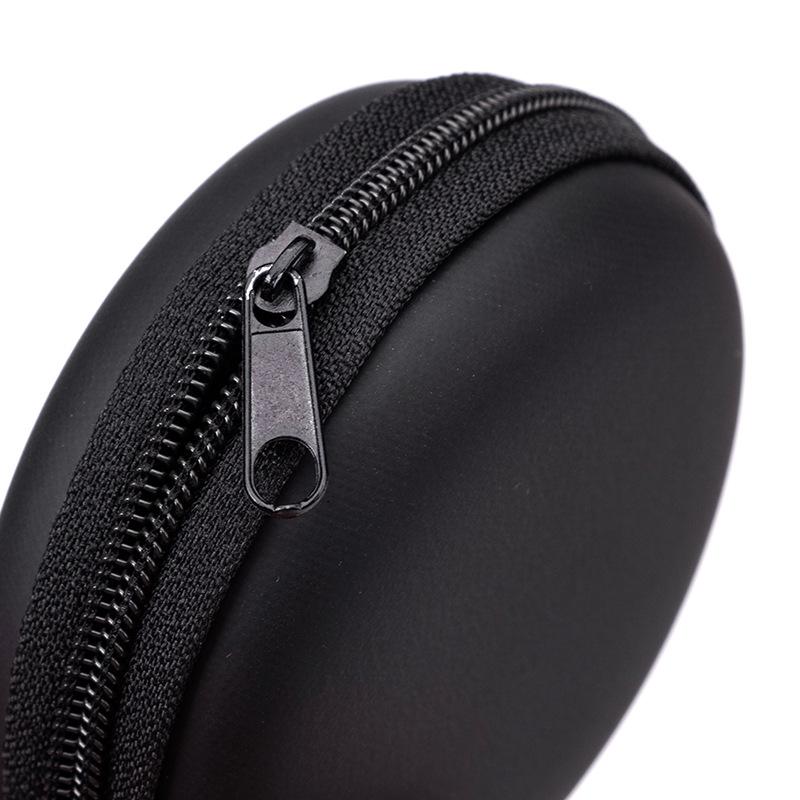 Round EVA Earphone Storage Case - Multifunctional Bluetooth Earbud Organizer