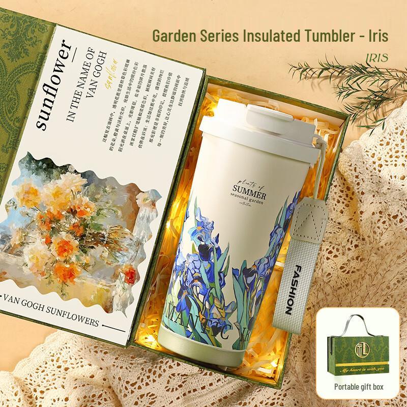 Monet s Garden Iris Blue Gift Box