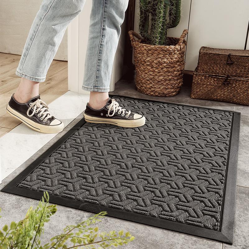 

Износостойкие напольные коврики у входов в гостиницы, коврики у дверей коммерческих офисных зданий, резиновые противоскользящие коврики у входа в лифты 45*75cm