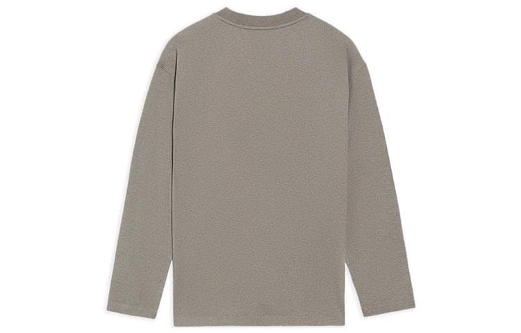 Li Ning China Li Ning T Shirts Unisex Brown Crew Neck Moderate Straight Fit AHSS130-2