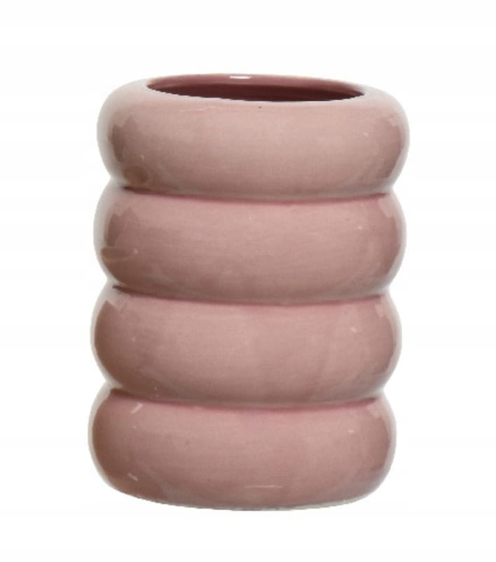 Decorative Porcelain Flower Vase 8x8x12 cm
