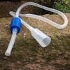 1.6m Pipe Aquarium Siphon Fish Tank Syphon Vacuum Cleaner Pump Semi-automatic Water Change Filter Pump Gravel Cleaner