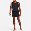 Nike Yoga Solid Color Lacing Breathable Casual Sports Shorts Black Men's DN1521-010