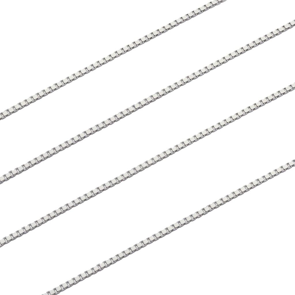 [Sears] Venetian Chain Necklace, Sterling Silver (SV 925), Width 0.7mm, Length 50cm, SV75-50