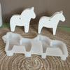 3D Horse Silicone Casting Molds High-Quality Reusable DIY Molds for Epoxy Resin Concrete Gypsum Crafts Intricate Home Decor