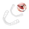 2Pair / 4PCS Teeth Whitening Artificial Dentures Dental Tools Disposable Braces Mouth Tray