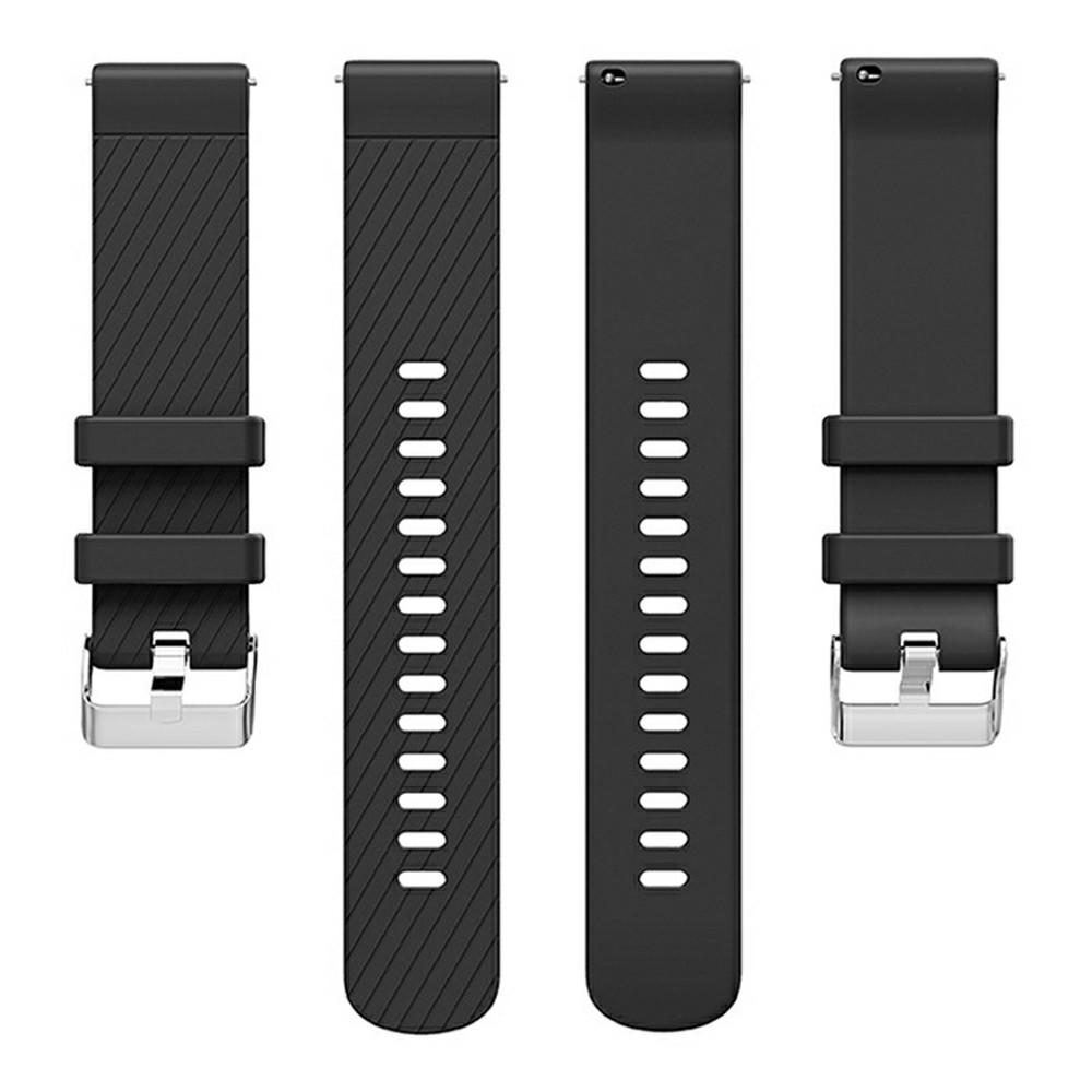20mm Strap for Samsung Galaxy Watch 5 Pro 45mm/Watch 5 44mm/40mm Universal Diagonal Striped Silicone Watch Band