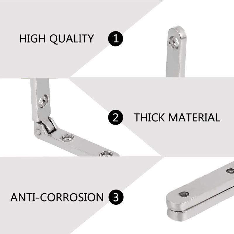 2Pcs 90 Degree Hinges 3cm, Mini Zinc Alloy Cabinet Hardware for Jewelry Box, Wooden Gift Box, DIY Crafts