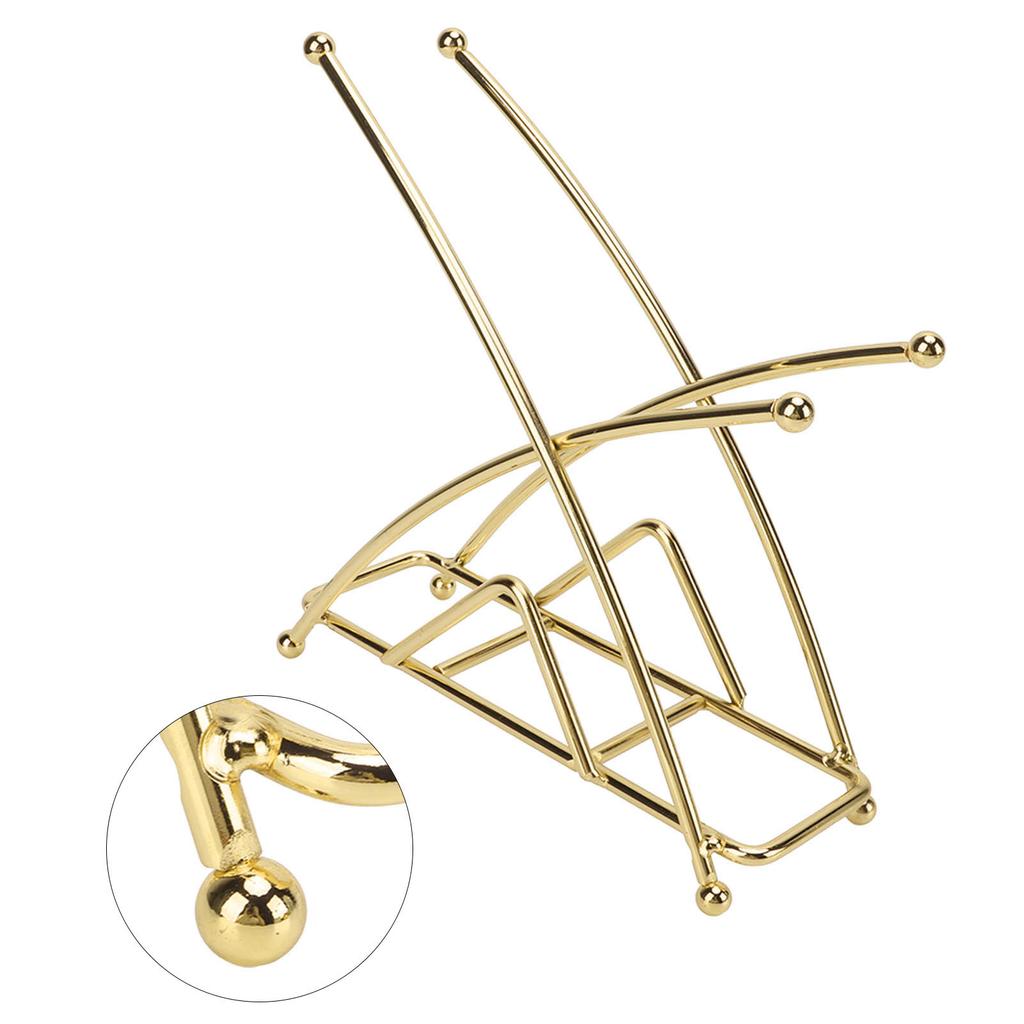 Napkin Holder Fashion Elegant Thickened X Shaped Hotel Table Napkin Holder Wrought Iron Vertical Tissue Holder