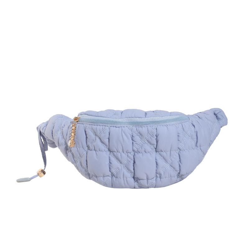 

Fashion exquisite small bag women s new 2025 pleated cloud breast bag niche simple high-end versatile messenger bag светло-синий