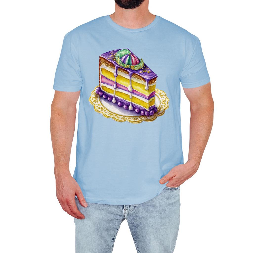 Delicious Cake Mens T-Shirt Colourful Dessert Lover Funny Birthday Gift