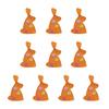 10Pieces Easter Bunnies Eggs Holder 18x10.50cm Fabric Eggs Covers Eggs Sleeve For Home Decoration Party Table Setting