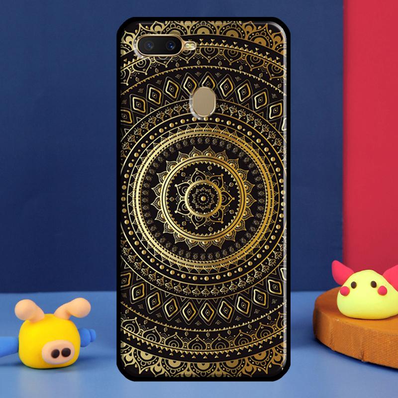 Indian Floral Henna Mandala Case For Oppo A91 A5 A9 A16 A76 A96 A58 A78 A98 A52 A72 A74 A94 A54 S A57 A77 A15 A17 Cover