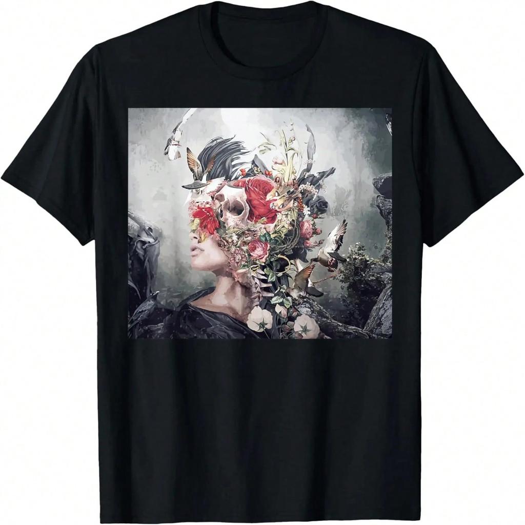 Dark Art Grunge Goth Occult Gothic Aesthetic T-Shirt