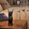 Egyptian Mythology Decor 3D Printed Sphinx Collectible Figurine, Statues, Ancient Gods Statue Exquisite Matte Black Ornament Ornaments, Sculpture with