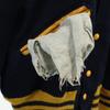 DeLONG 70s Vintage Sailor Star Long Sleeve Stajan 38 Navy System Men's Used