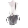 Great BALENCIAGA Tote Bag Everyday North South Small gray leather Women 672791 Used