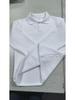 Polo con Fodera in Pile per Bambini - Uniforme Scolastica (Autunno inverno) - Strato Base Bianco a Maniche Lunghe per Bambini e Bambine della Scuola Primaria e Secondaria