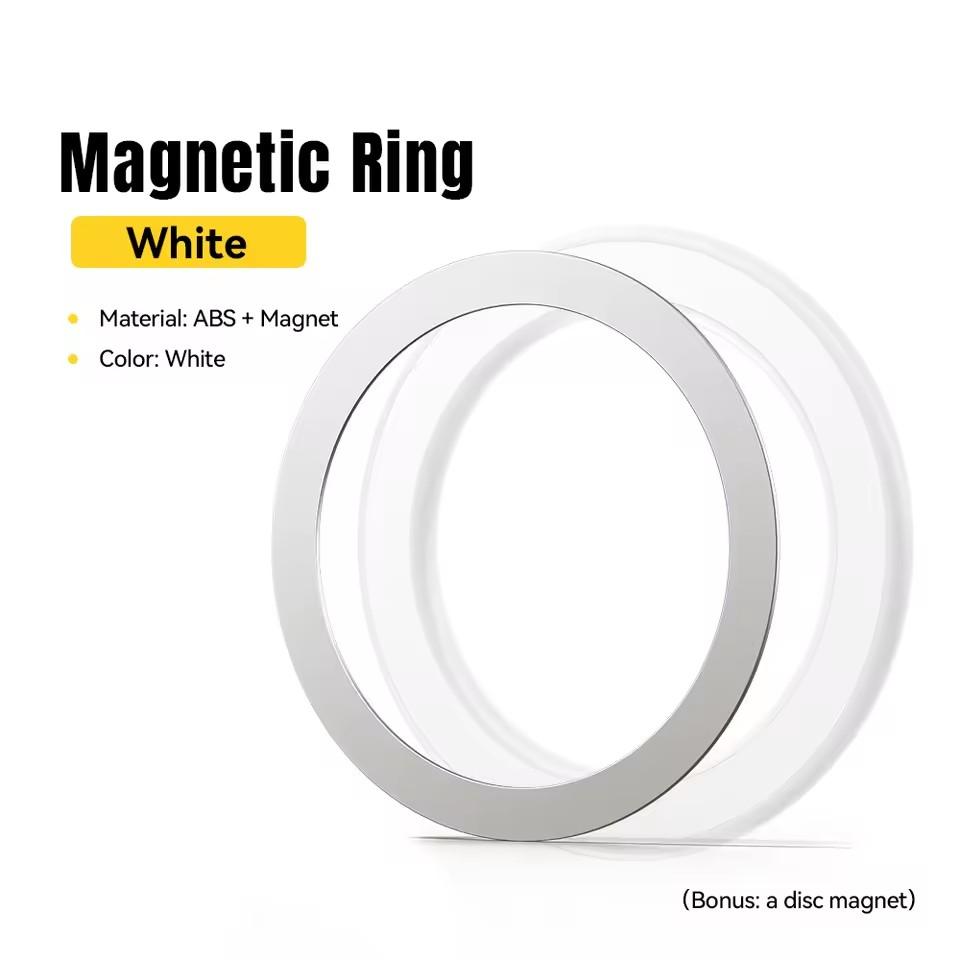 Essager Magnetic Metal Ring for iPhone 16 15 14 MagSafe Magnet for Android Phones Plate Sticker Rings For Wireless Charger Stand
