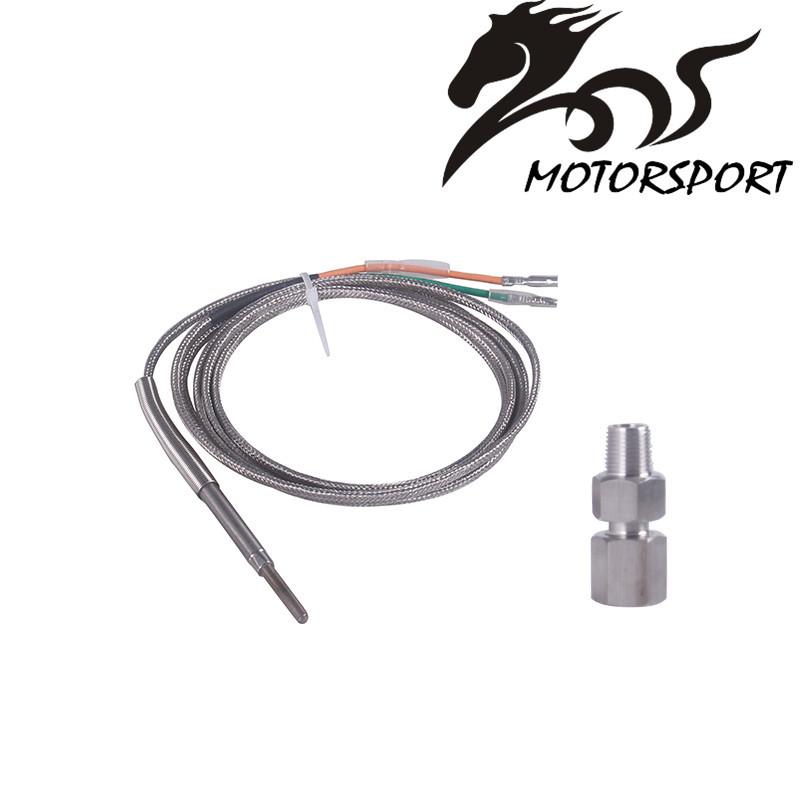 Exhaust gas Temp sensor 2m EGT K Type Thermocouple Probe Exhaust Temperature Sensors Threads Exhaust Temp Sensor YX00088