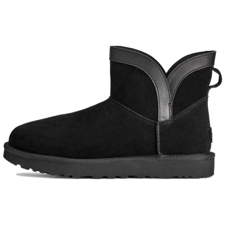 UGG Classic Novelty Sheepskin Warm Retro Fashion Short Snow Boots Women boots 1174514-BLK