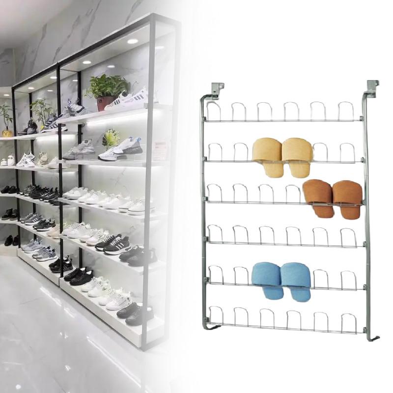 Multilayer Metal Shoe Cabinet For Indoor Storage And Space Optimization In Living Spaces