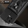 For Xiaomi 13 5G Ring Holder Kickstand PC+TPU Hybrid Case Anti-drop Phone Cover with Slide Camera Protection