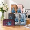 Retro Space Pattern Multi Slot Long Wallet Fashion Casual Portable Card Holder Daily Use Purse