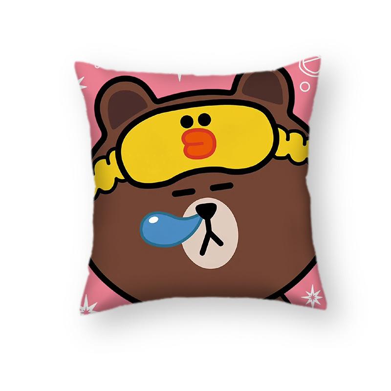 New Cartoon Doll Home Cute Pillow Cushion Cover Couple Gift Nap Sofa Car Gift Pillow