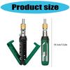 Ratcheting Screwdriver Bit 14 Tip 360 Degree Rotating Head Carbon Steel Construction Comfortable Grip For Prolonged Use