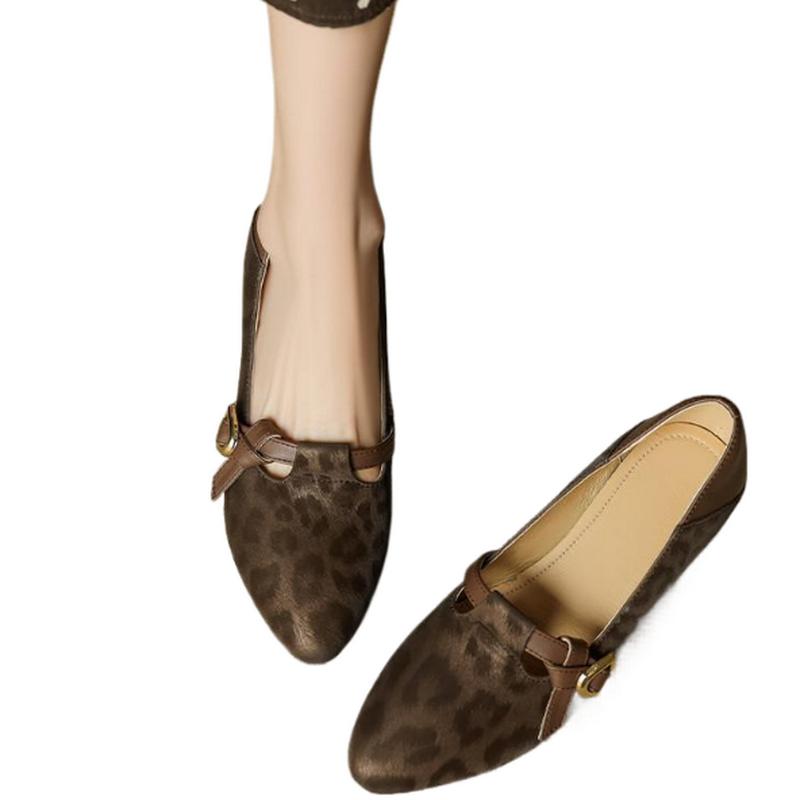 FHC 2025 New Spring Wedges Mid Heels,Office Lady Work Shoes,Women Pumps,Round Toe,Front Strap,Brown,Black,SIze 35-41,Dropship