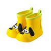 Cartoon Puppy Kids' Rain Boots, Non-Slip Waterproof EVA, Ages 3-6
