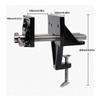 Cast Iron Table Vise Quick Opening Woodworking Bench Vise Clamp Table Holding Tool