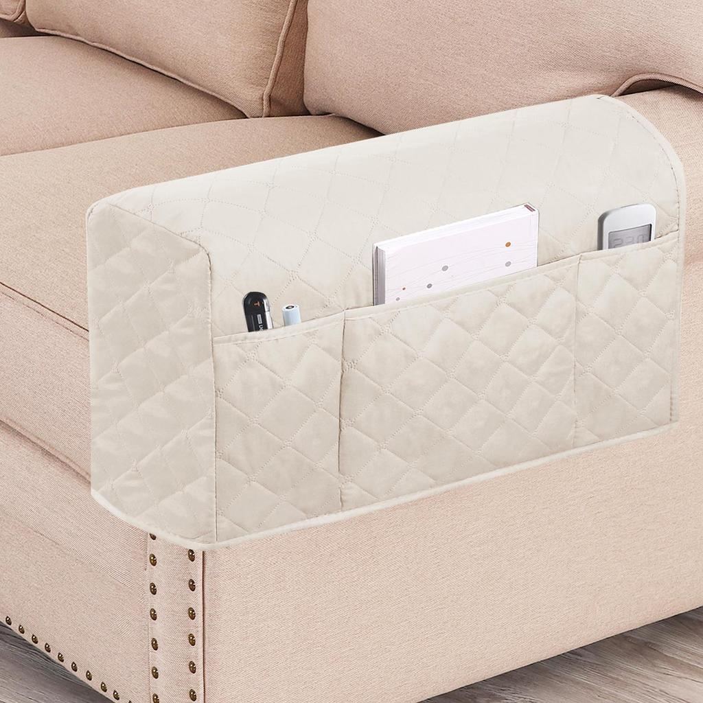Waterproof Storage Armrest Simple Light Luxury Waterproof Anti-scratch Non-slip Sofa Armrest Cushion