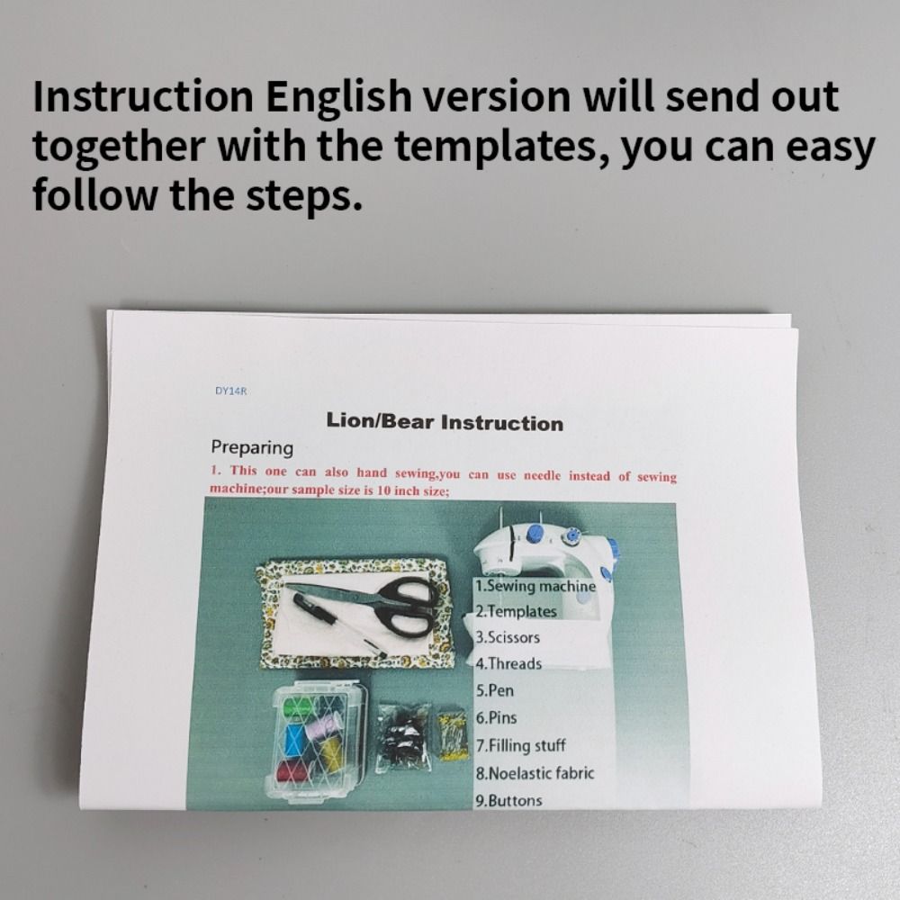 13PCS Handmade Lion DIY Template Ruler Transparent Sewing Templates Quilting Ruler  Adults