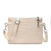 Canvas Clutch Bag Women's New Simple Trend Casual Fashion Solid Color Shoulder Crossbody Small Square Bag Women
