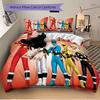 Power Rangers Team Print 3Pcs Bedding Setduvet Cover With 2 Bedropillowcase Home Birthday Gift