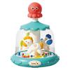 Baby Press Carousel Toy Exercise Coordination Skills Rotating Light Up Musical Baby Toy for 0-6 12-18 Months Newborn Infant
