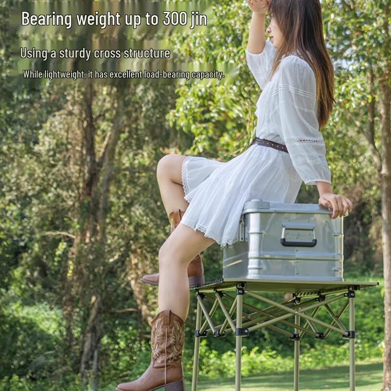 Masă Pliabilă pentru Picnic Camping Rulou de Ouă OEING