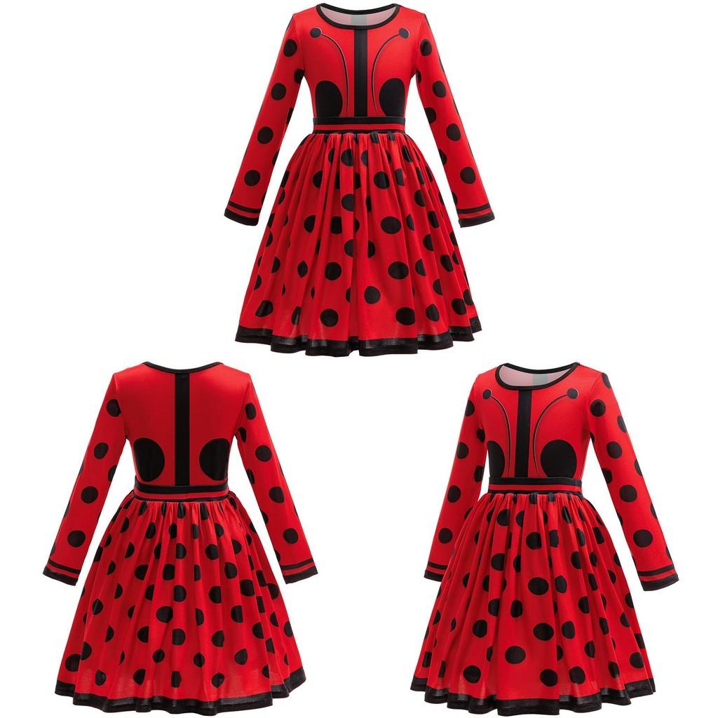 Miraculous: Tales Of Ladybug And Cat Noir Kids Halloween Costume Dress For Party And Cosplay Fun