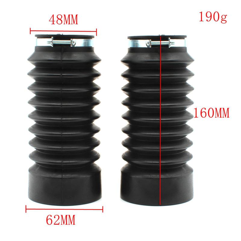Pair Motorcycle Front Fork Covers Rubber Dust Cover Gaiter Boots Shock Absorber For Honda Rebel CMX500 CMX300 2017-2021