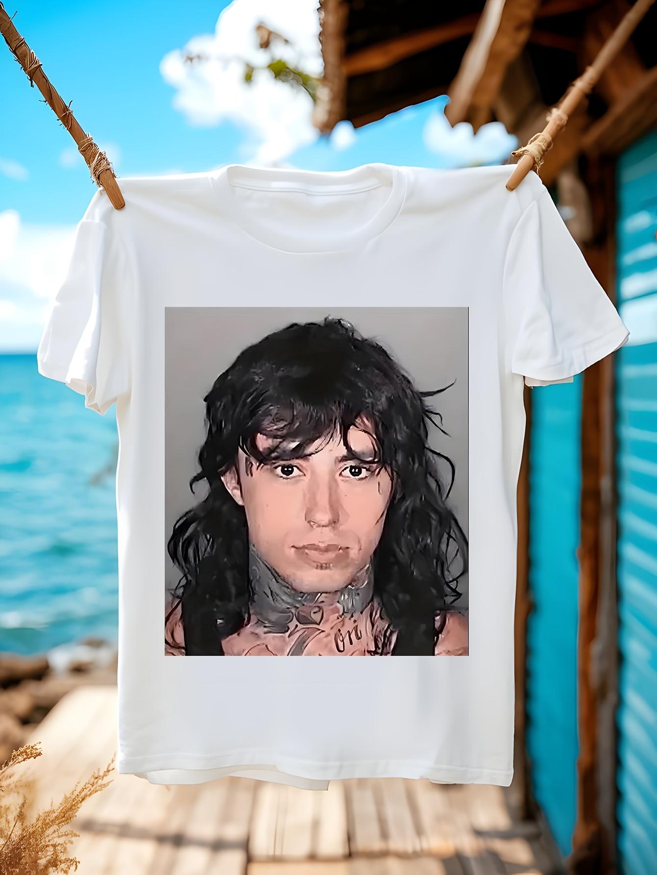 Ronnie Radke Mugshot Graphic Tshirt Vintage Oversized Cot... XXXL