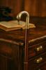 Royal Brass Handle Walking Stick – Vintage Engraved Wooden Cane Gift