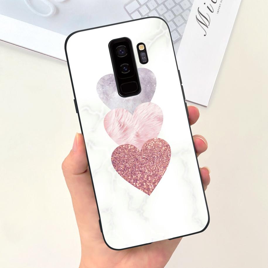 For Samsung Galaxy S9 S 9 Plus Case Popular Marble Cartoon Soft Cover Silicone Shockproof Phone Case For Samsung S9+ S9Plus Capa