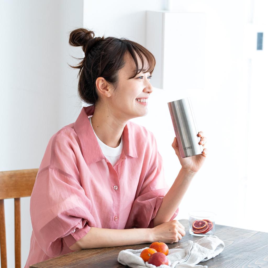 Thermos Vacuum Insulated Stainless S Tumbler, 420ml, Steel, JDW-420 (Lightweight Model)