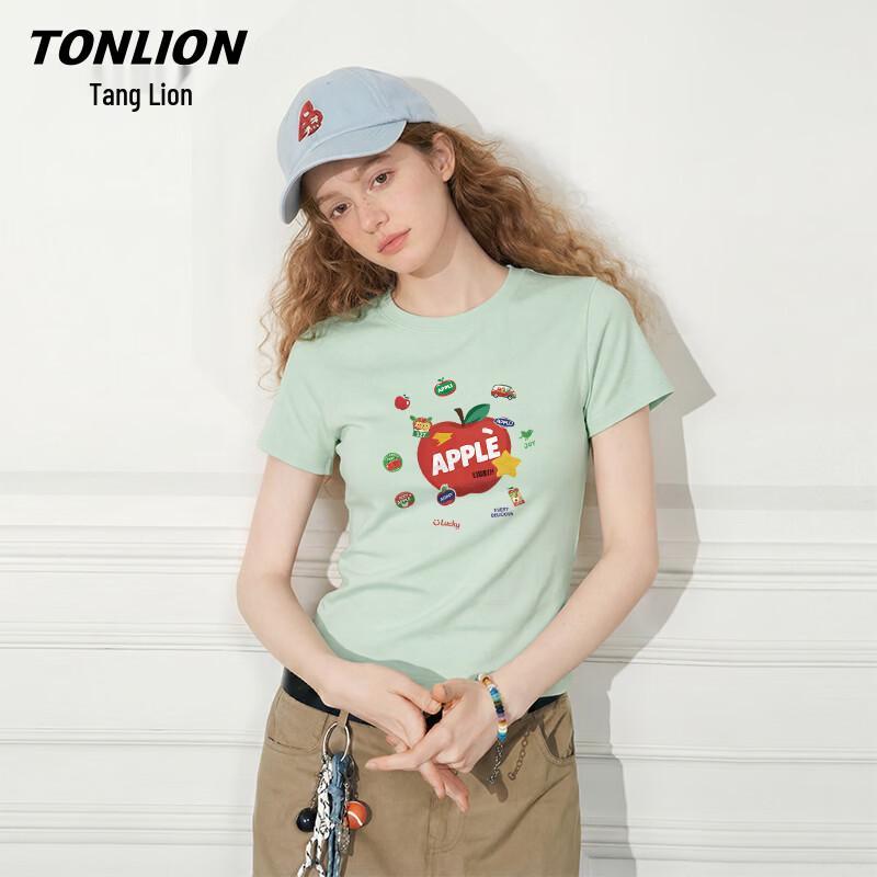 TonLion Women's Slim Fit Short Sleeve T-shirt